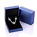 Billie Bijoux Womens 925 Sterling Silver Diamond Rose Flower Love Symbol Charm Adjustable Bracelet for Women Girls White Gold Plated