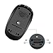 Wireless Mouse, SOWTECH 2.4Ghz Portable Mobile Optical Mouse with Nano Receiver for Notebook, PC, Laptop and Macbook - Black