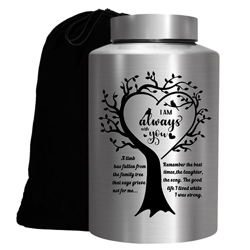 Cremation Urns for Human Ashes Adult - Woman Men Large up to 220 lbs Decorative Memorial Funeral Burial Urn for Ashes Male Female Dad Mom