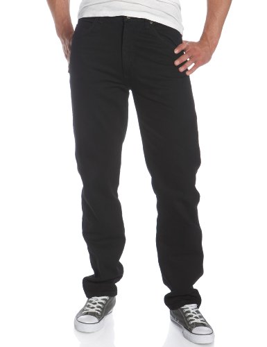 Wrangler Men's Big & Tall Rugged Wear Classic Fit Jean, Black, 44W x 34L