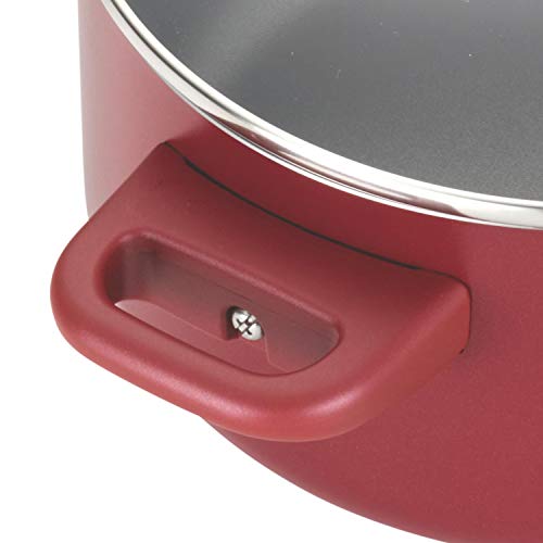 Paula Deen Signature Dishwasher Safe Nonstick Cookware Pots and Pans Set, 17 Piece, Red Pricepulse