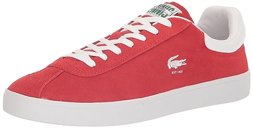 LacosteMensBaseshot SneakerRed/Wht7.5