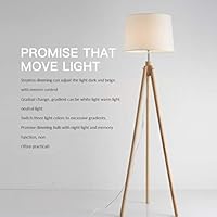 Nordic Solid Wood Creative Tripod Floor Lamp Classic Modern Adjustable Vertical Industrial Lamp Suitable For Living Room Bedroom Office Reading Creative Lighting 3wledwarmwhitebulb Buy Online At Best Price In Uae Amazon Ae