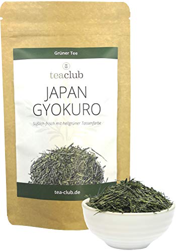 Japan Gyokuro Grüntee Kagoshima 50g, Japanischer Grüner Tee Lose Blätter, Feine SüÃe und Umami, TeaClub Green Tea