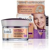 Balea Vital+ Day Cream for Very Mature Skin (ages 50+ to 70+) with Calcium &amp; Vitacell - Not Tested on Animals - 50ml by dm balea