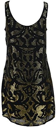 Yoana Baraschi Womens Black Scoopneck Sleeveless Beaded Sheath Dress 6