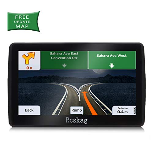 GPS Navigation, Vehicle HD 7 Inch Car GPS Navigation System with Built-in North America s Latest map,Driving Alarm, Voice Steering Navigation, Lifetime Free Upda