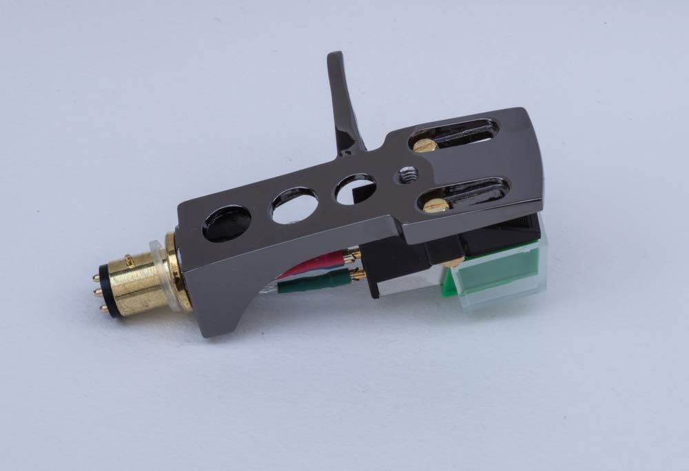 Titanium plated Headshell, AT Cartridge, Elliptical, Stylus for Technics SL 20, SL