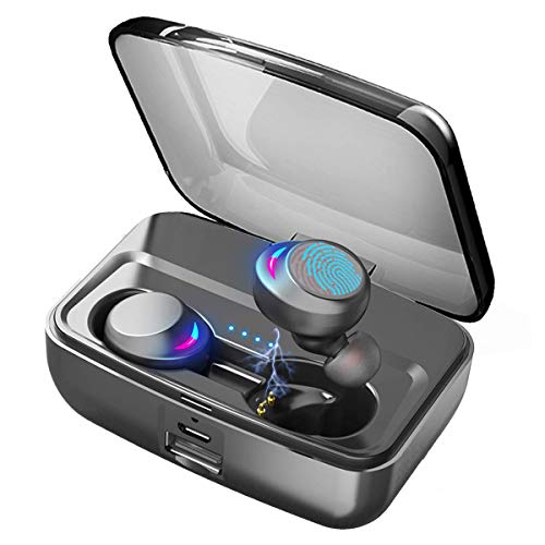 Wireless Earbuds Bluetooth 5.0 Earbuds Headphone IPX8 Waterproof Bluetooth Headphones Built-in Microphone True Wireless Earbuds with Charging Case
