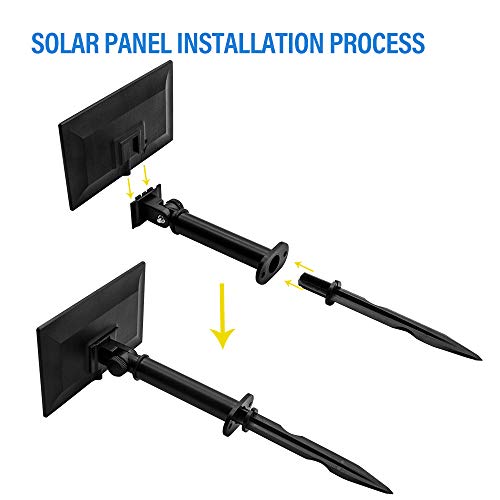 GreeSuit Solarbetriebene LED-Lampe, tragbare Laternenlampe Strahler mit Solarpanel, für Outdoor-Aktivitäten, Wandern… – Bild 5