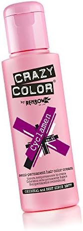 2 x Crazy Color Semi Permanent Hair Colour Dyes by Renbow 100ml Cyclamen 41