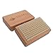 RaceWax Ski Wax Brush Kit Snowboard Set Three, Nylon Horsehair Brass - (RB-1205)