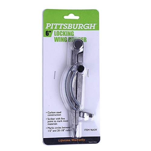 image for Wllsagl Xouwvpm Steel Leather Craft Tool Compass Wing Divider Scriber 