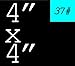 4x4 37# Dual Silicone Parchment Square