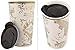 Harry Potter Hogwarts Travel Coffee and Tea Mug â€“ Ceramic White with Marauder's Map Design, Gold Plated Finish â€“ Premium Drinkware for Hot/Cold Drinks - A Magical Novelty Gift for Potterheads