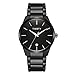 Wrist Watches for Men Black - Timsty Men's Luxury Business Dress Water Resistant Watches with Simple Fashion Design,Calendar and Stainless Steel Strap (Watch Link Pin Remover Included)