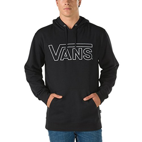 Vans Boys' Pullover Hoodie (Black, Large (14R-16R))