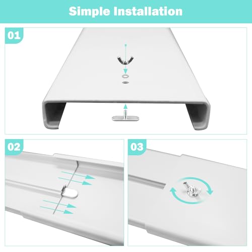 MQIDLFE Portable Air Conditioner Window Vent Kit with 5.9 Inch Diameter 59 Inch Length Exhaust Hose Adjustable Window Seal for Horizontal&Vertical