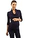 PattyBoutik Mama Cowl Neck Maternity Top (Navy Blue Medium)