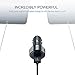 POWERocker BlitzKnob 33W QC2.0 & 3A 2-Port USB Car Charger Quick Charge with 3.3FT Micro USB Cable for iPhone iPad, Galaxy S7/S6/Edge, Note 4/5, Nexus 6, LG, HTC Black
