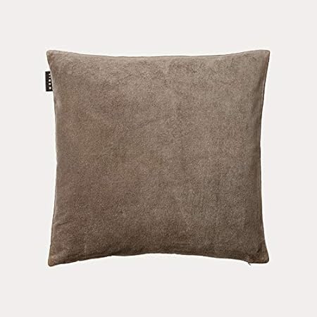 Linum Paolo Kissenhülle baumwollesamt Maulwurf braun 50 x 50 x 0.5 cm