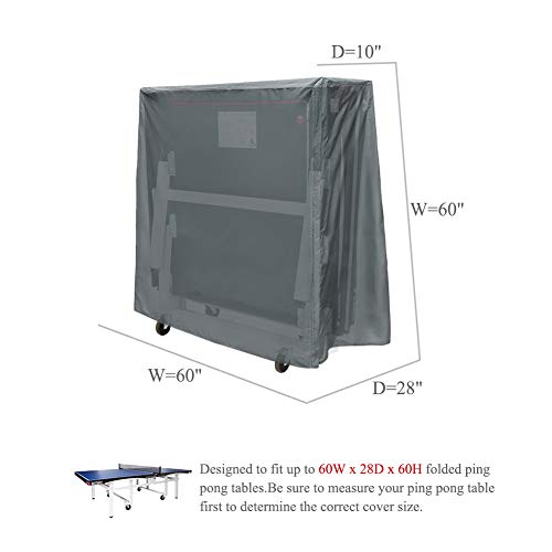 image for AlaSou Ping Pong Table Cover/Table Tennis Table Cover,Heavy Duty Water