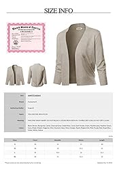 Solid Soft Stretch 3/4 Sleeve Layer Bolero Cardigan