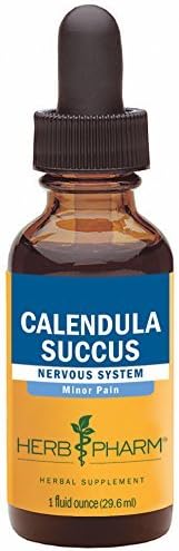 Herb Pharm Certified Organic Calendula Succus Extract for Minor Pain Support - 1 Ounce by Herb Pharm