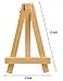 MEEDEN Mini Canvas with Easels, 24 Pack Small Stretched Canvas with Beech Wood Easels, 4 x 4 Inch Mini Canvas and 5 Inch Wood Easel Painting Kit for Acrylic Oil Small Art Projects Craft