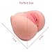 Sex Doll Male Masturbator Butt Realistic Big Ass Female Torso Doll with Vagina Anal Sex for Men Masturbation Adult Toy Sex Toy (Flesh Ass)