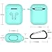 AirPods Case 8 in 1 Airpods Kits Protective Silicone Cover for Apple Airpods Charging Case with Airpods Ear Hook Airpods Staps/Airpods Clips/Skin/Tips/Grips (Turquoise/White) by Original Accessoriesthumb 2