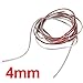 3m Silver Car Grille Exterior Chrome Styling Decoration Moulding Trim Strip 4mm