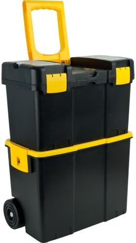 Stalwart Stackable Mobile Tool Box with Wheels by Stalwart