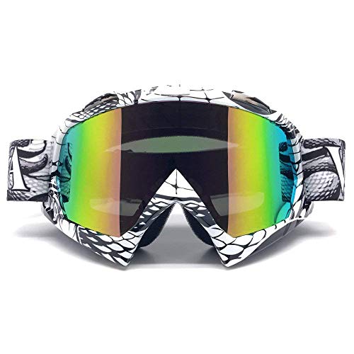 ZDATT Motocross Goggles, ATV Goggles Adult Dirt Bike MX Goggle Glasses and Anti Fog Motorcycle Goggles