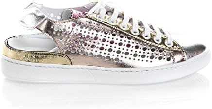 NANDO MUZI 6546 Gold Leather Italian Designer Women Summer Sneakers