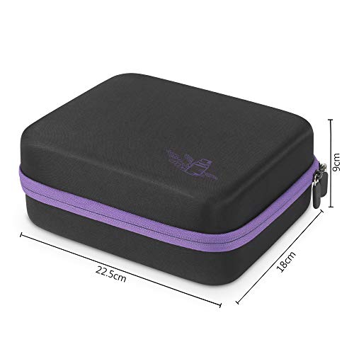 JSVER 30 Bottles Essential Oil Carrying Case Hard Shell Essential Oils Storage 5ml 10ml 15ml Essential Oil Travel Case Premium Storage Protection for Roller Bottles Portable Travel Organizer Cases - Thumbnail 5