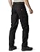 CQR Men's Quick Dry Work Pants, Water Resistant Outdoor Tactical Pants, Lightweight Stretch Cargo Hiking Pants, Work Cargo Pants Black, 30W x 30L
