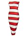 DRESSIS Women's Striped Strapless Bodycon Stretchy Midi Tube Dress (22 Colors)