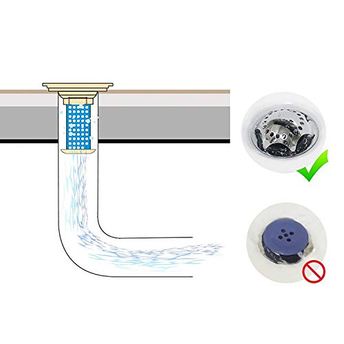 COZY ROOM Drain Protector Drain Hair Catcher Shower with 4 Compatible Rubber Rings (1-Set)