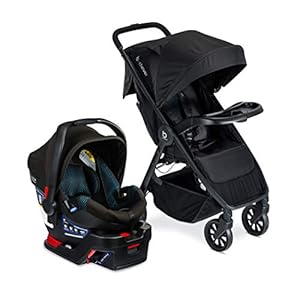 Britax B-Clever & B-Safe Gen2 Travel System with Child Tray, Cool Flow Teal