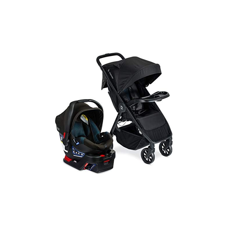 Britax B-Clever & B-Safe Gen2 Travel System with Child Tray, Cool Flow Teal