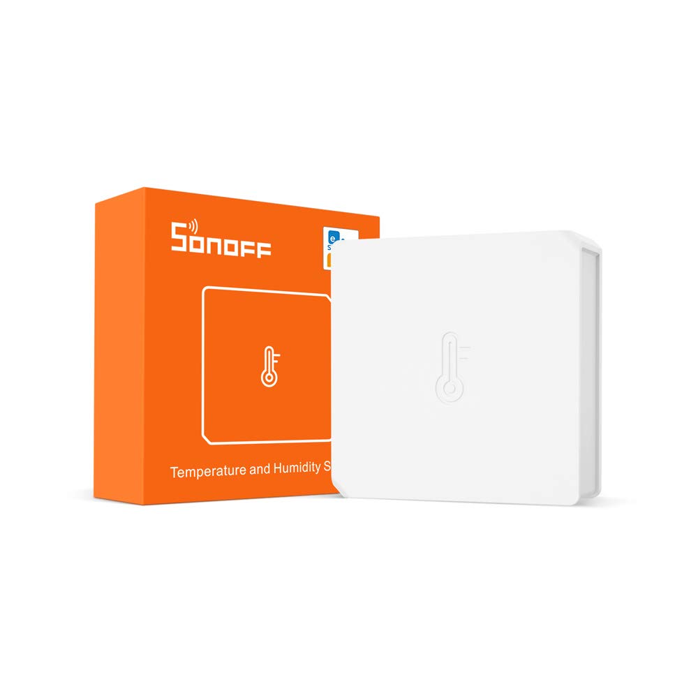 SONOFF SNZB-02 ZigBee Temperature Humidity Sensor, Compatible with Alexa/Google Home, SONOFF ZigBee Bridge Is Required, Battery Is Included