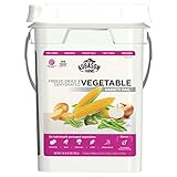 Augason Farms Freeze Dried Vegetable Variety Pack 10 lbs 10.1 oz 4 Gallon Kit