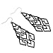 D EXCEED Women's Chandelier Drop Earrings Gift Wrapped Fashion Gold Cutout Tiered Dangle Drop Earrings
