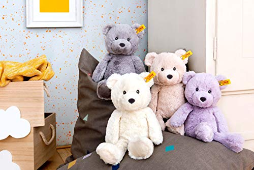 Steiff Peluche Ours Teddy Bearzy, Adorable peluche, Garçons, filles et bébés dès 0 mois, Friends, Peluche 28 cm, Gris clair, 241543 – Bild 7