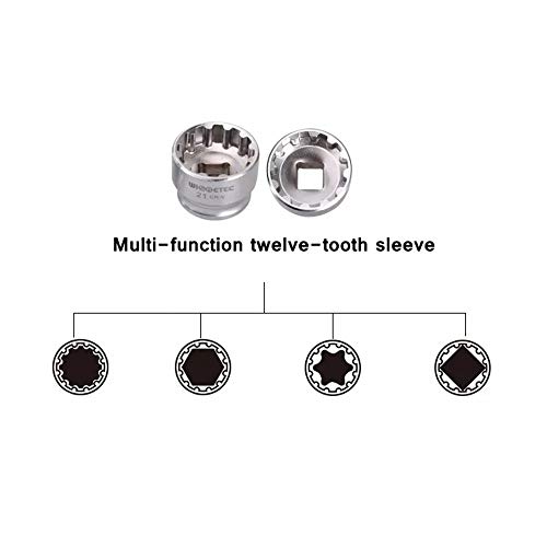 BaoYPP Schraubenzieher Set 38PCS S2 Mini Ratsche Kant-Schraubendreher Schraubendreher-Satz 1/4 Sockel Hex Torx-Schlitz… – Bild 5