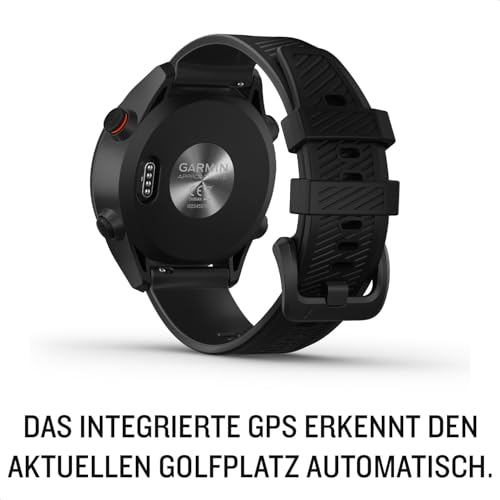 Approach S12 - GPS-Golfuhr mit Schlagweitenmessung & Distanzangaben zum Grün/Hindernissen auf 42.000 Golfplätzen. 1,3“ Display mit einfacher Bedienung & bis zu 30 h Akkulaufzeit im Golf-Modus.