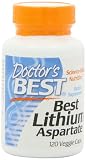 Doctor's Best Best Lithium Aspartate (5mg), 120-Count