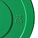 Titan Fitness 10 LB Pair Yellow Economy Olympic Bumper Plates, Rubber with Steel Insert, Strength Training