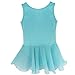 YiZYiF Toddler Kids Girl Ballet Dance Dress Leotard Chiffon Dancewear Costume Blue 6
